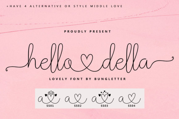 hello-della-font
