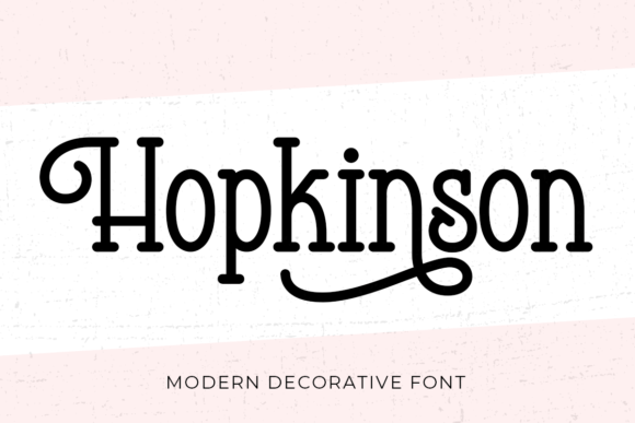 hopkinson-font