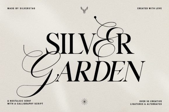 silver-garden-nostalgic-duo-font