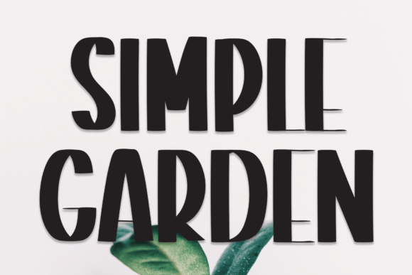 simple-garden-font
