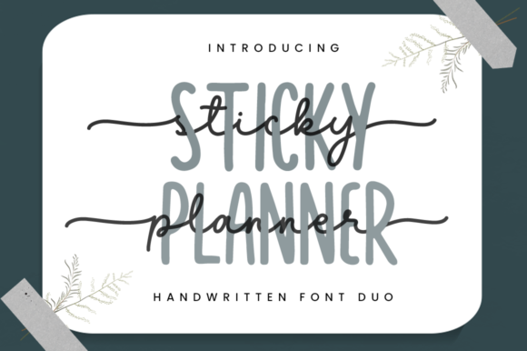 sticky-planner-font