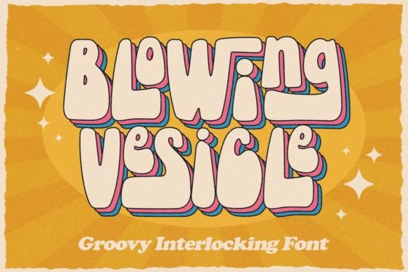 blowing-vesicle-font