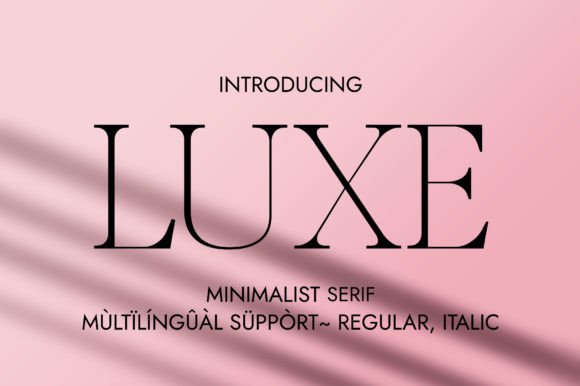 luxe-font