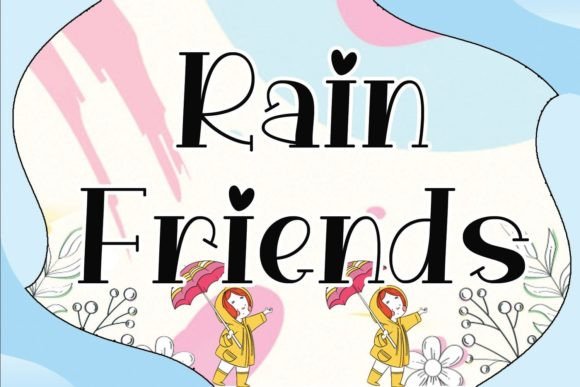 rain-friends-font