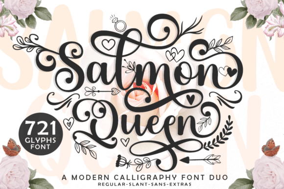 salmon-queen-duo-font
