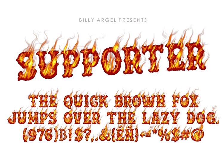 supporter-font