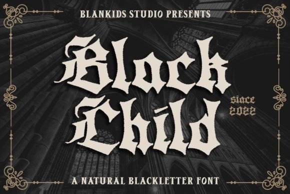 black-child-font