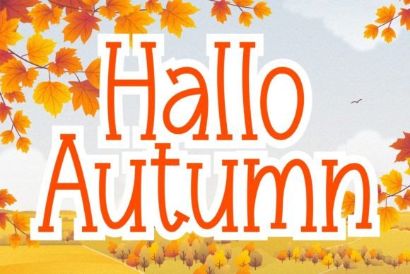 hallo-autumn-font