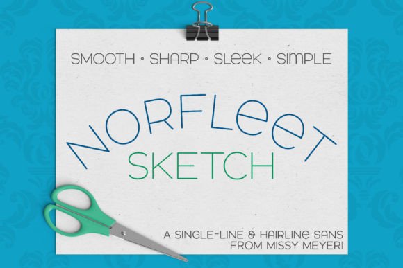 norfleet-sketch-single-line-font