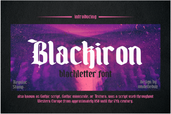blackiron-font
