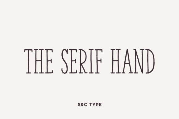 the-serif-hand-font