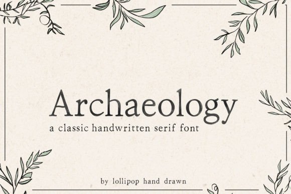 archaeology-font