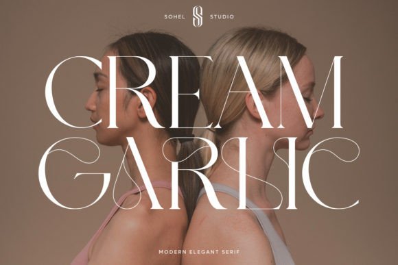 cream-garlic-font