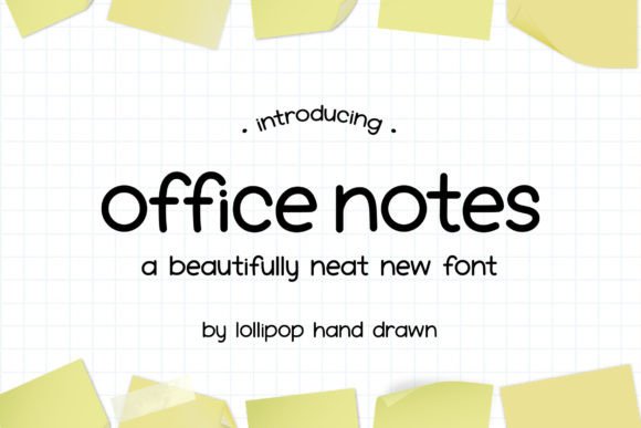 office-notes-font