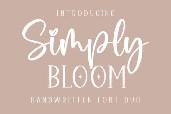 simply-bloom-duo-font