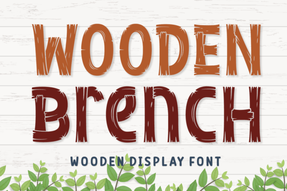 wooden-brench-font