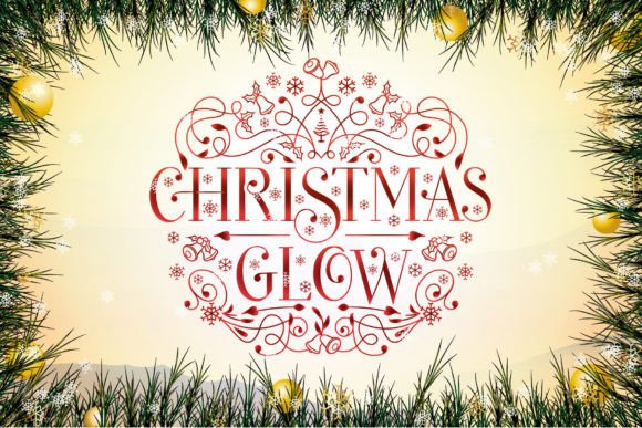 christmas-glow-font