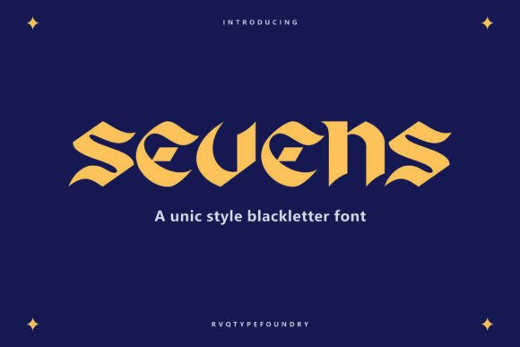 sevens-font