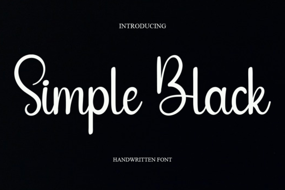 simple-black-font