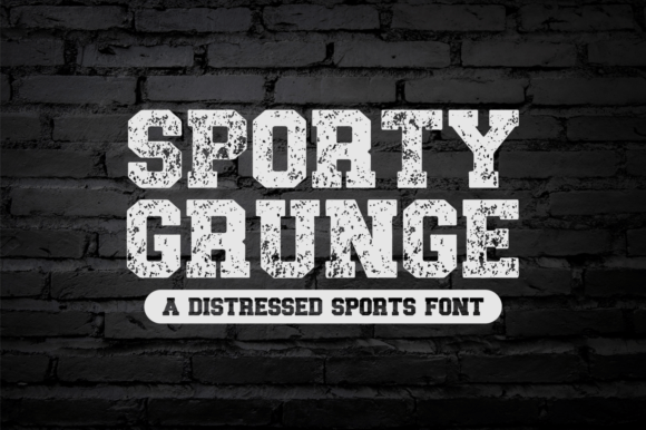 sporty-grunge-font