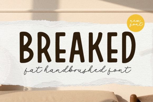 breaked-font