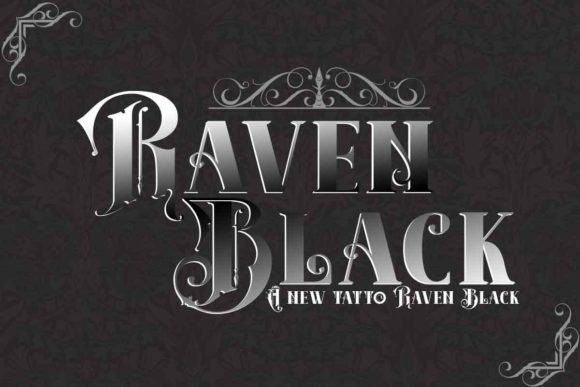 raven-black-font