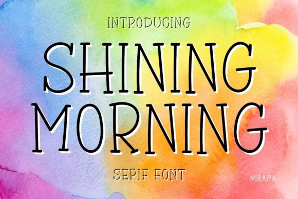 shining-morning-font