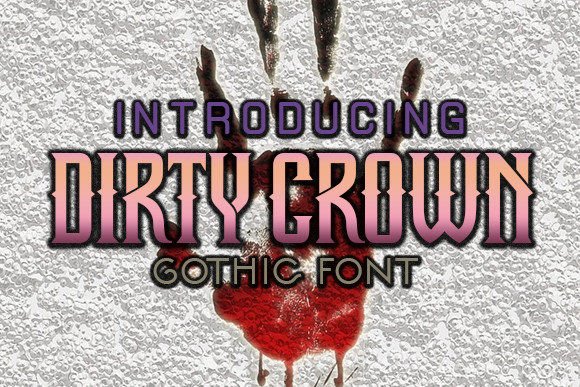 dirty-crown-font