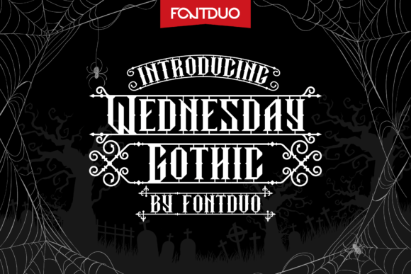 wednesday-gothic-font