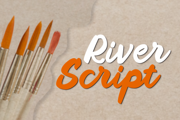 river-script-font