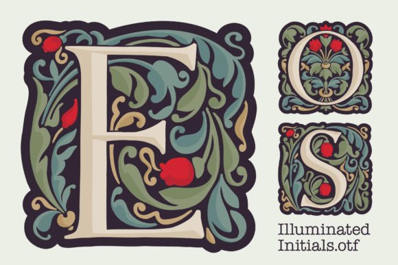 illuminated-initials-font