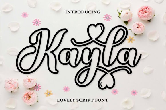 kayla-outline-font