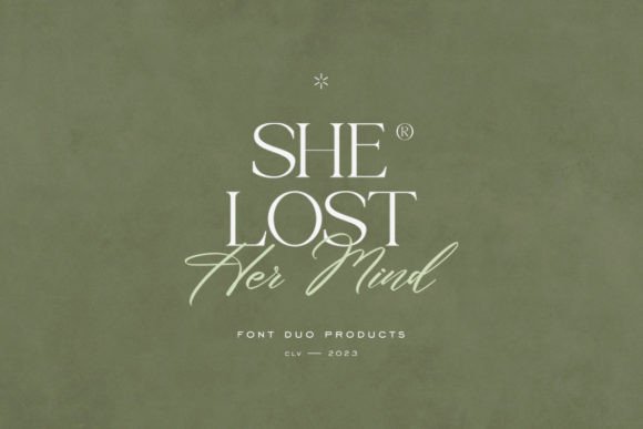 she-lost-her-mind-font