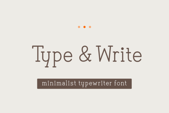 type-write-font
