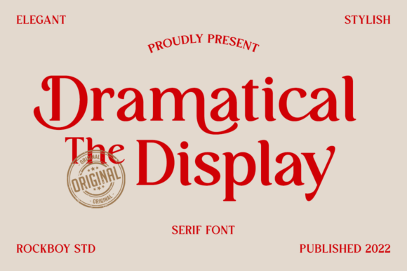 dramatical-the-display-font