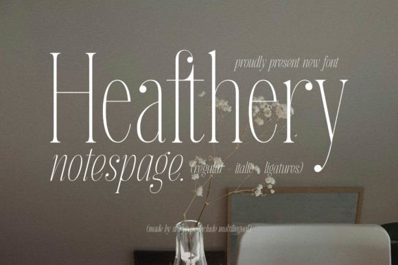 heafthery-notespage-font