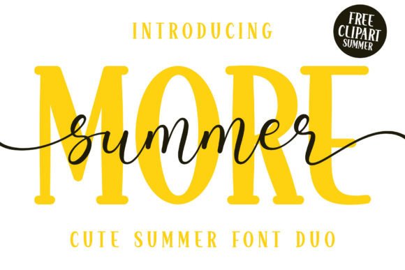more-summer-duo-font