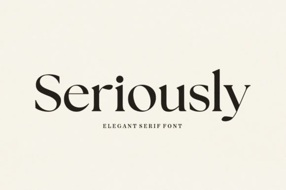 seriously-font