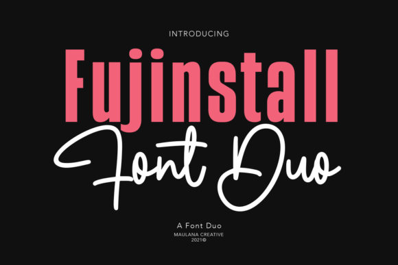 fujinstall-font-duo-font