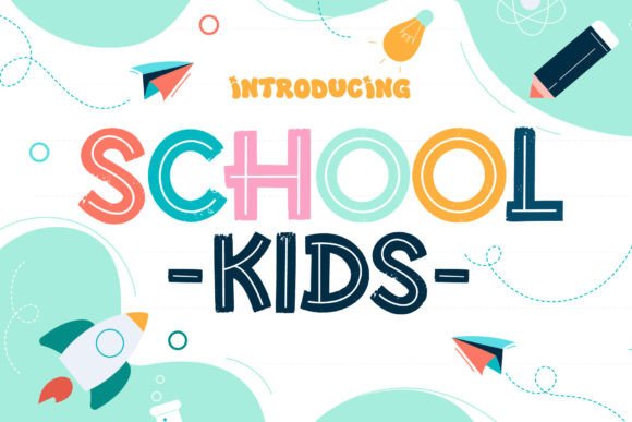 school-kids-font