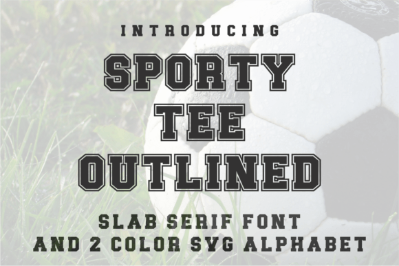 sporty-tee-outlined-font