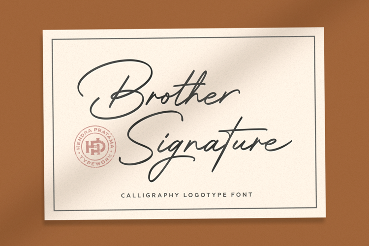 brother-signature-font