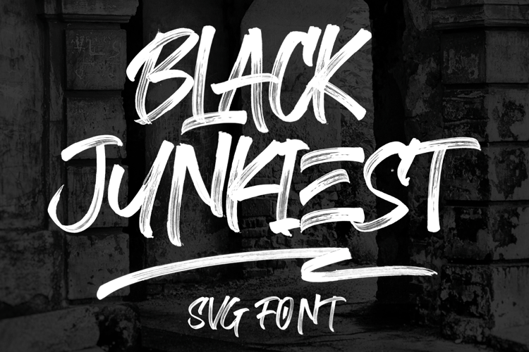 black-junkiest-font