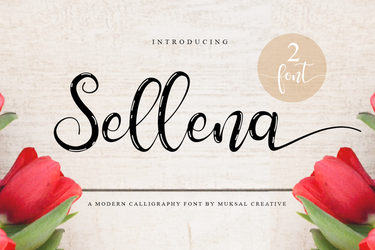 sellena-brush-font