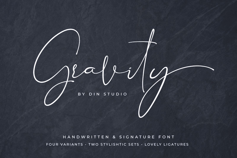 gravity-handwritten