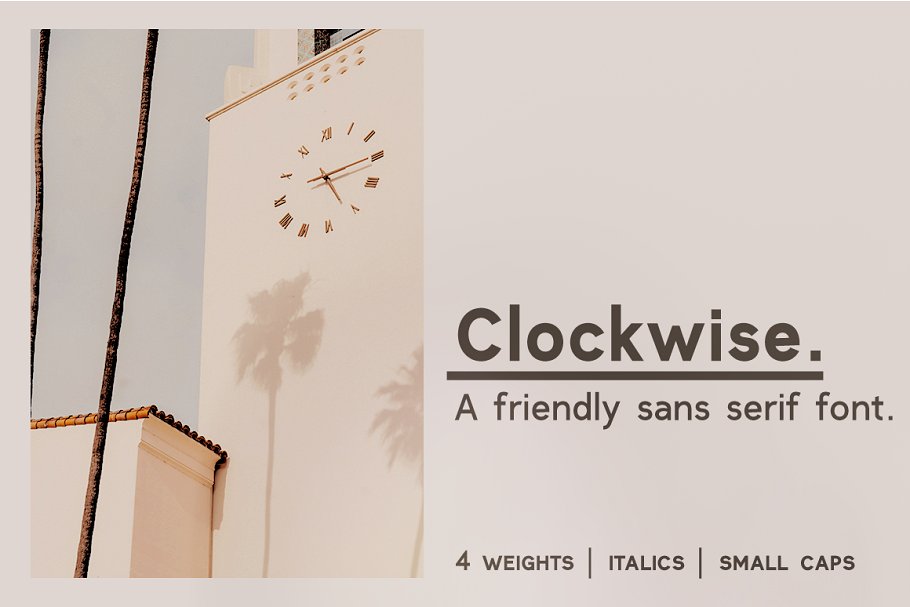 clockwise-sans-serif-font