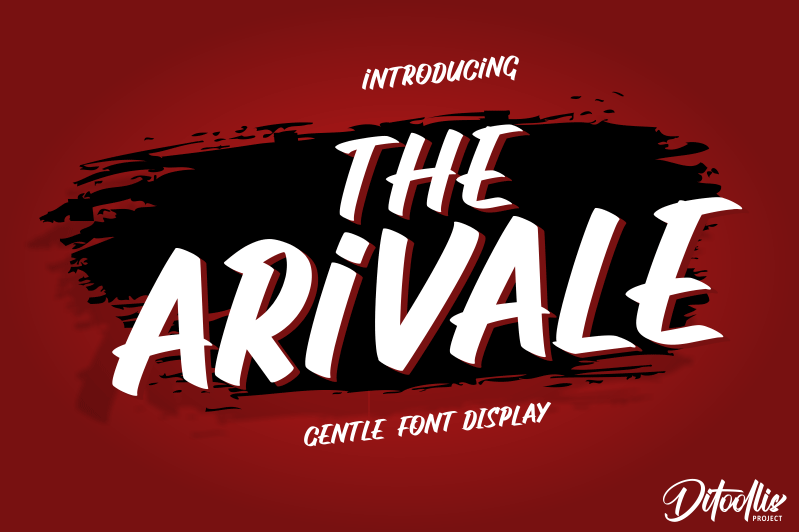Download Free Download The Arivale Font For Free Font Style PSD Mockup Template