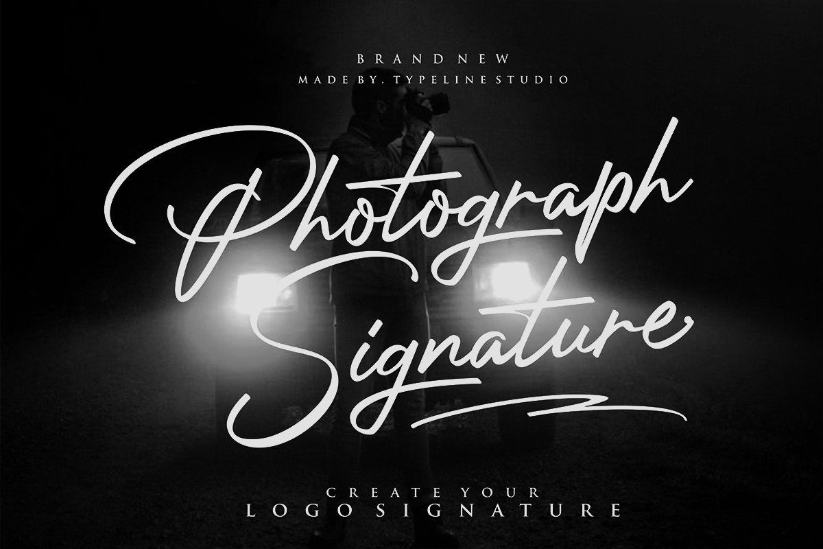 Download Photograph Signature Font For Free Font Style