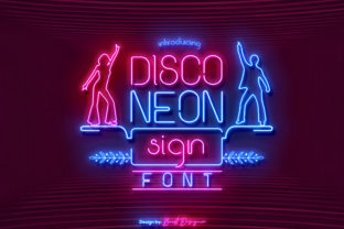 disco-neon-sign-font