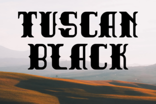 tuscan-black-font